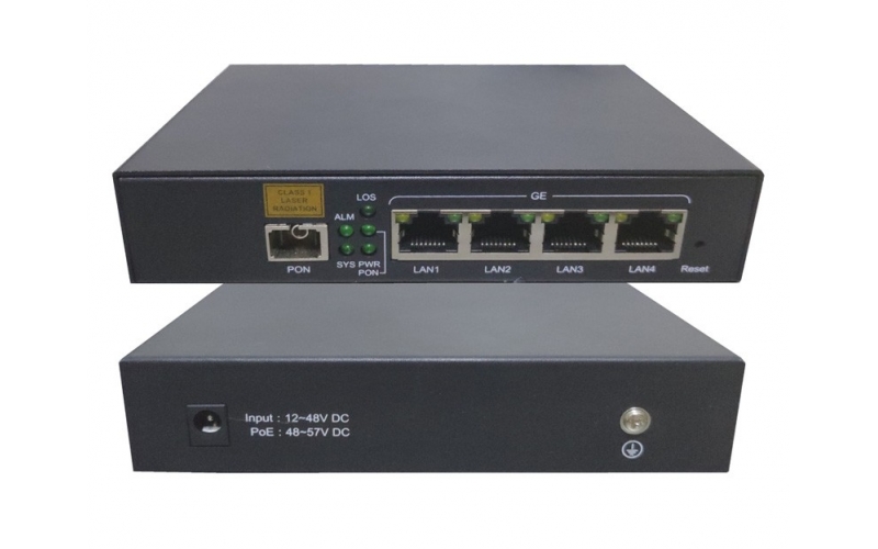 BL-GP1400-POE四口铁壳4GE千兆GPON POE ONU/ONT光猫